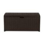 Suncast 73 Gallon Mocha Outdoor Storage Box