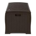 Suncast 73 Gallon Mocha Outdoor Storage Box