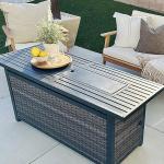 Sophia & William 56 Inch Outdoor Gas Fire Pit