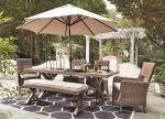 Beachcroft Outdoor Dining Table with Porcelain Top