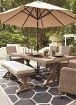 Beachcroft Outdoor Dining Table with Porcelain Top
