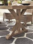 Beachcroft Outdoor Dining Table with Porcelain Top