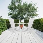Savannah All-Weather White Adirondack Rocking Chairs - Set of 2