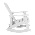 Savannah All-Weather White Adirondack Rocking Chairs - Set of 2