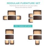 4-Piece Outdoor Wicker Patio Furniture Set