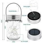 GIGALUMI 6 Pack Solar Hanging Lanterns for Outdoors