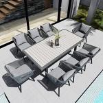 9-Piece All-Weather Patio Dining Set for 8