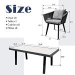 9-Piece All-Weather Patio Dining Set for 8