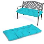 Turquoise 59-Inch Outdoor Bench Cushion Pad