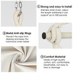 Hammock Chair with Cushions and Hardware Kit