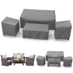 Outdoor Waterproof Patio Furniture Covers Set, 4-Piece