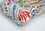 Colorful Tufted Outdoor Chair Cushions, 19"x19