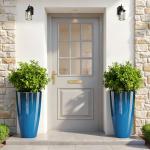 21-Inch Tall Indoor/Outdoor Plant Pots - 2 Pack