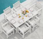 7-Piece Outdoor Dining Set with Umbrella Hole