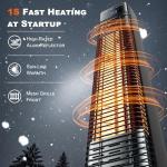 Landeagle 1500W Infrared Patio Heater with Remote