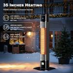 Landeagle 1500W Infrared Patio Heater with Remote