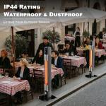 Landeagle 1500W Infrared Patio Heater with Remote