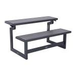 Lifetime 55-Inch Convertible Patio Bench in Gray