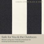 Black & Ivory Honeycomb Dining Patio Cushion Set