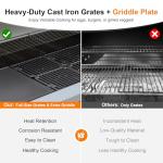 6-Burner Gas Grill Outdoor Kitchen Island