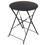 3-Piece Folding Bistro Patio Set in Black