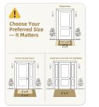 Waterproof Outdoor Welcome Mat - 17"x29" Grey