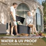 Devoko Large Waterproof Outdoor Storage Deck Box