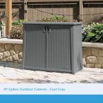 Suncast Lockable Outdoor Cabinet for Patio Storage