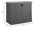 Suncast Lockable Outdoor Cabinet for Patio Storage