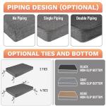 Custom Cushion Covers for Benches and Chairs