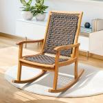 IDZO Lexicon Eucalyptus Rocking Chair for Indoors & Out