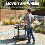 Feasto 35” Outdoor Grill Cart with Sink