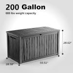 PatioZen 180 Gallon Waterproof Outdoor Storage Box