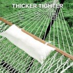 Double Rope Hammock with Stand for 2 People