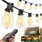 Addlon 54ft Solar String Lights with Remote