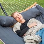 SUNCREAT Double Portable Hammock with Stand - Dark Gray