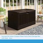 Suncast 50 Gallon Resin Outdoor Storage Bench