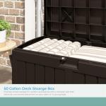 Suncast 50 Gallon Resin Outdoor Storage Bench