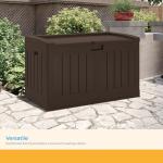 Suncast 50 Gallon Resin Outdoor Storage Bench