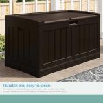 Suncast 50 Gallon Resin Outdoor Storage Bench