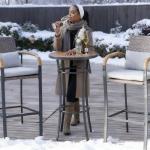 Naga Bahna 40-Inch Outdoor Bar Bistro Table