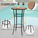Naga Bahna 40-Inch Outdoor Bar Bistro Table