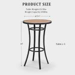 Naga Bahna 40-Inch Outdoor Bar Bistro Table