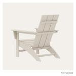 Modern Adirondack Chair in Sand by POLYWOOD