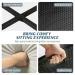 9-Piece Outdoor Dining Set with Cushioned Chairs