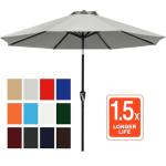 9FT Waterproof Patio Umbrella with Tilt & Crank