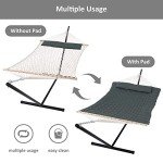 SUNCREAT Portable Outdoor Double Hammock with Stand
