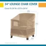 Elegant Waterproof 36 Inch Patio Chair Cover