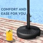 22L Outdoor Water-Filled Umbrella Base Stand
