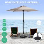 22L Outdoor Water-Filled Umbrella Base Stand